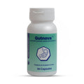 Bottle of Gutnova supplement on a white background